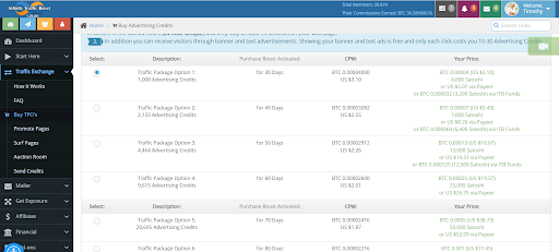TPO selection screenshot