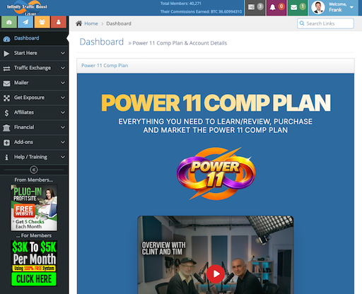 Overview page screenshot
